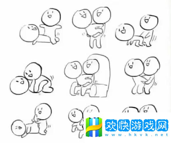 真人示范二十八動(dòng)作小人簡(jiǎn)筆畫-網(wǎng)友：真是太有趣了！